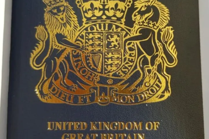 British passport cover